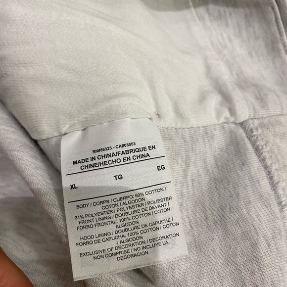 Nike Tech Fleece Women's Hooded Sweatshirt Light Grey Size XL Athletic Pullover - Picture 8 of 8